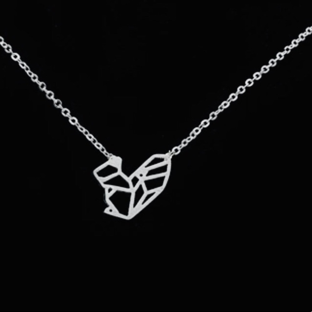 Beautiful silver Plated Chipmunk/Squirrel Necklace